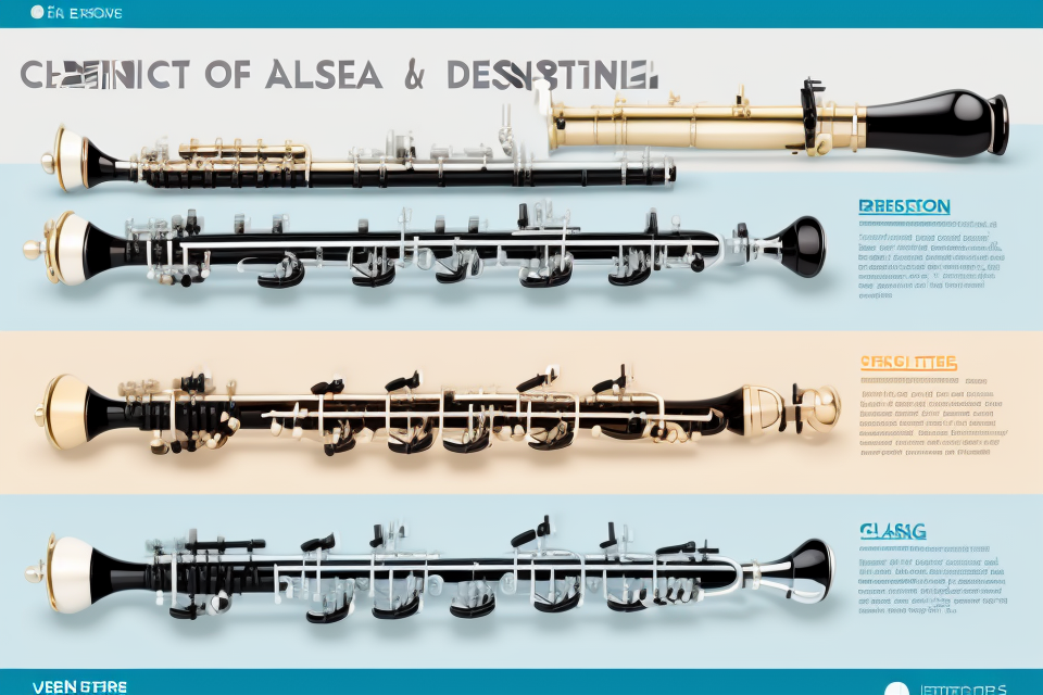 What are the differences between the various types of clarinets?